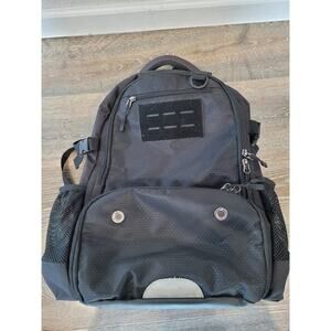 Sports Backpack Ball Bag Black Football Soccer‎ Basketball Shoe Compartment #2